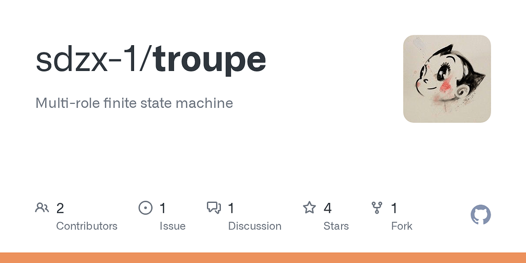 Troupe:multi-role finite state machine