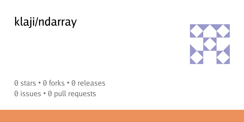 Ndarray - N-Dimensional Arrays - Showcase - Ziggit