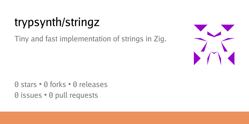 Stringz - tiny implementation of strings in Zig - Showcase - Ziggit
