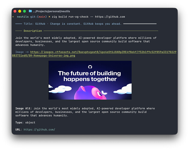 og-check running in Ghostty
