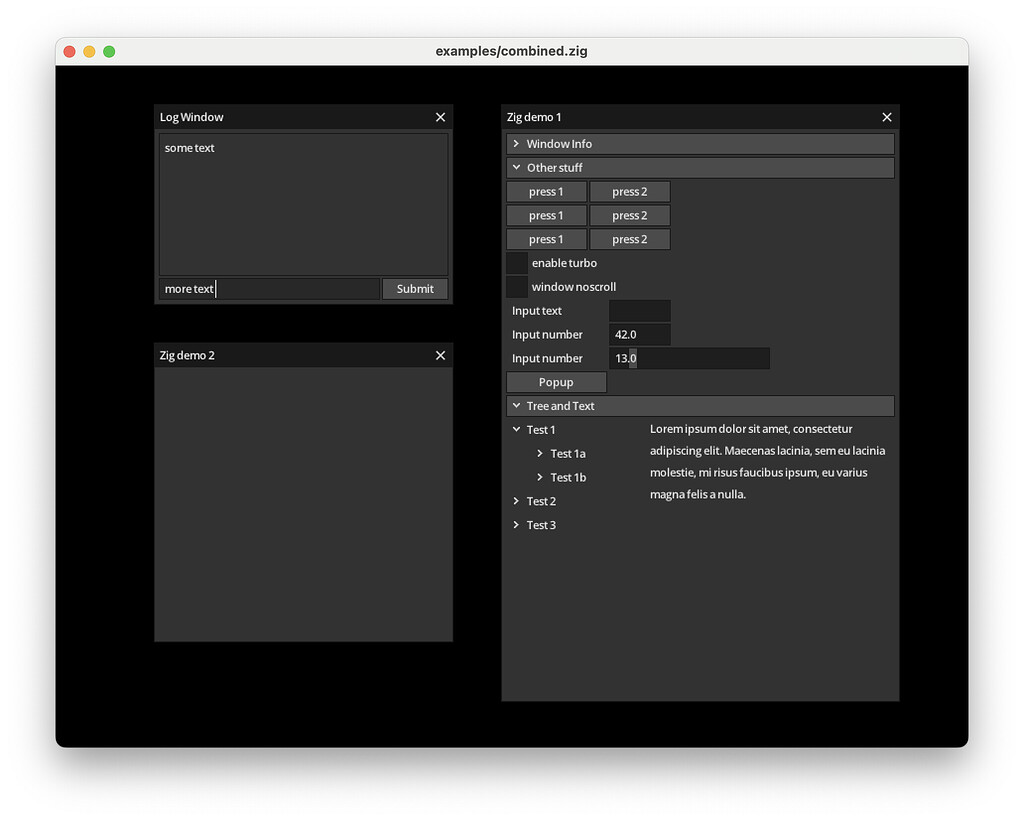 Microui reimplementation in Zig - Showcase - Ziggit